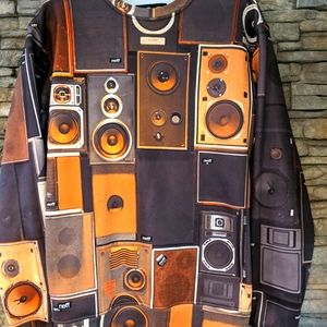 Neff stereo speakers retro sweatshirt
